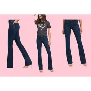Citizens of Humanity Emannuelle Slim Boot Flare Jeans  Womens 32 x 34  Dark Wash